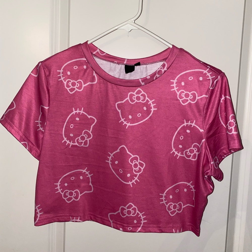 Shein hello kitty crop